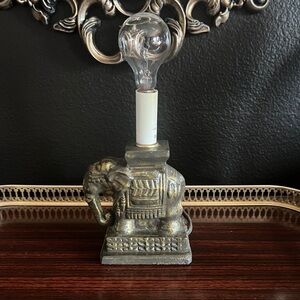 Vintage Elephant Lamp